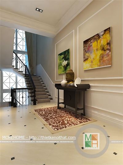 Thiết kế nội thất biệt thự Vinhomes RiverSide cao cấp đẹp HS0352 - [Mr Dũng]