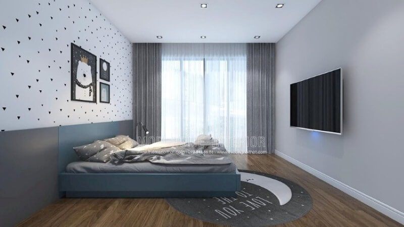 là một lựa chọn tuyệt vời. Phòng của những bé dưới 6 tuổi có thể được trang trí đơn giản nhưng vẫn có sức hút bằng cách sử dụng giấy dán tường hình tim và tranh hình con vật ngộ nghĩnh. Đó là một lựa chọn tuyệt vời.