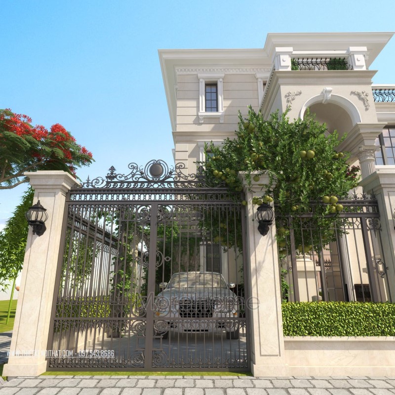 Mẫu thiết kế biệt thự sân vườn đẹp Mẫu thiết kế biệt thự sân vườn đẹp
