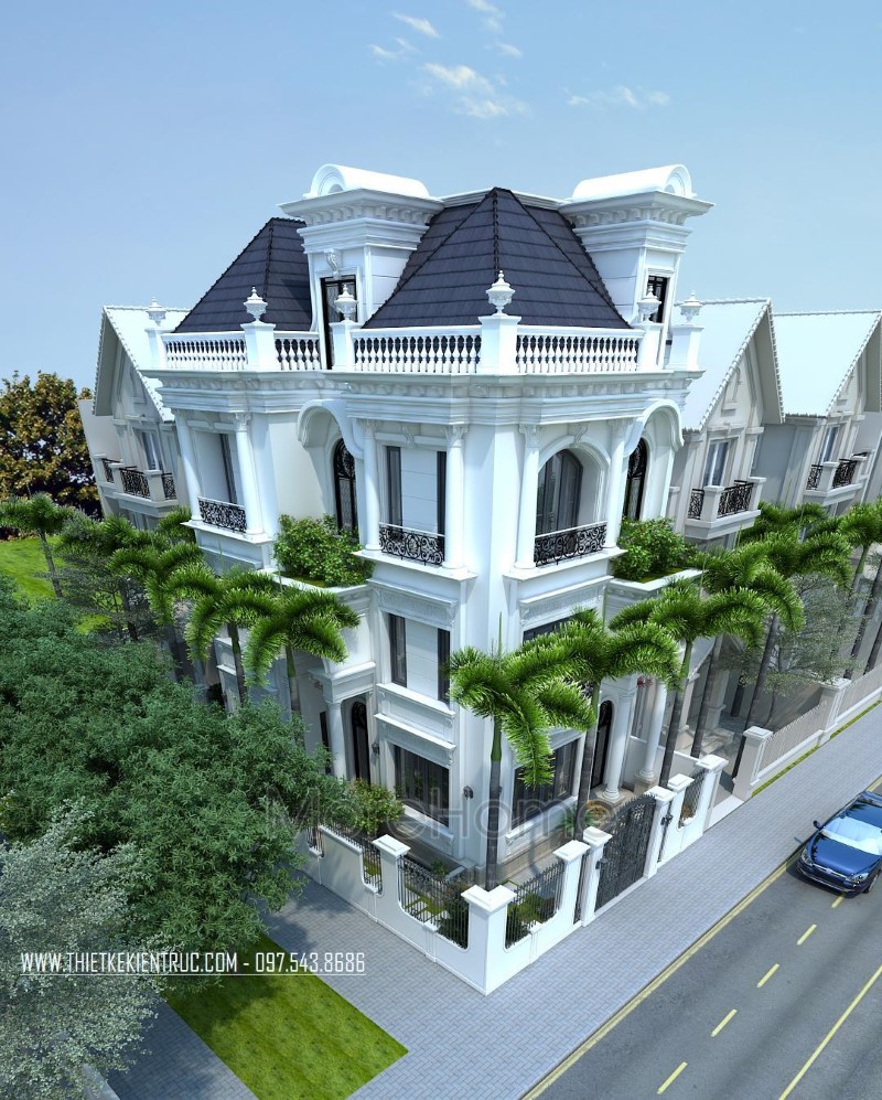 Mẫu thiết kế biệt thự sân vườn đẹp Mẫu thiết kế biệt thự sân vườn đẹp