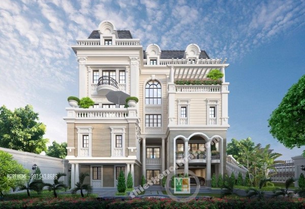 Biệt thự vườn tân cổ điển