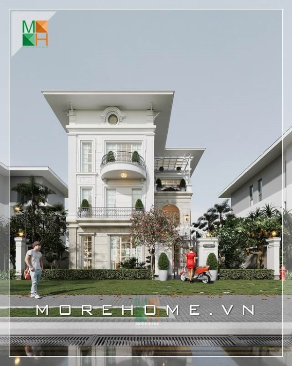 Biệt thự vườn tân cổ điển