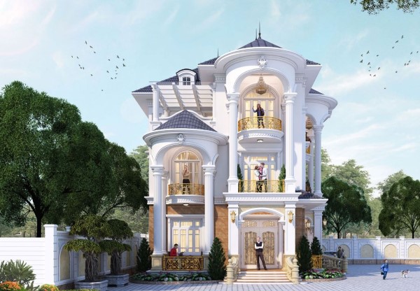 Biệt thự vườn tân cổ điển