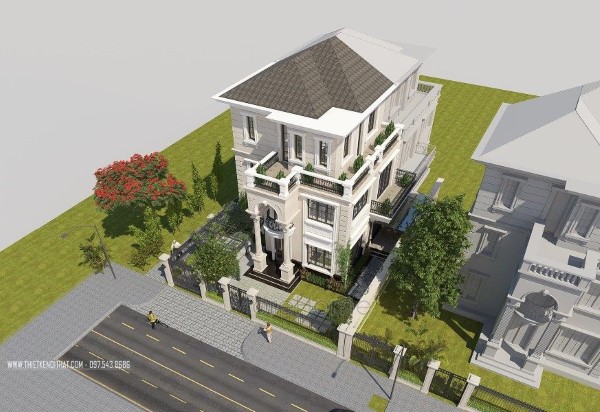 Biệt thự vườn tân cổ điển