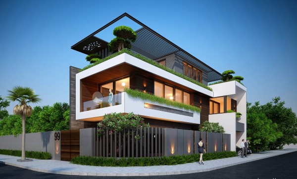 Biệt thự vườn 2 mặt tiền