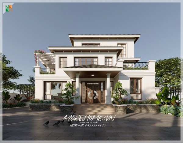 Thiết kế biệt thự vườn đơn giản