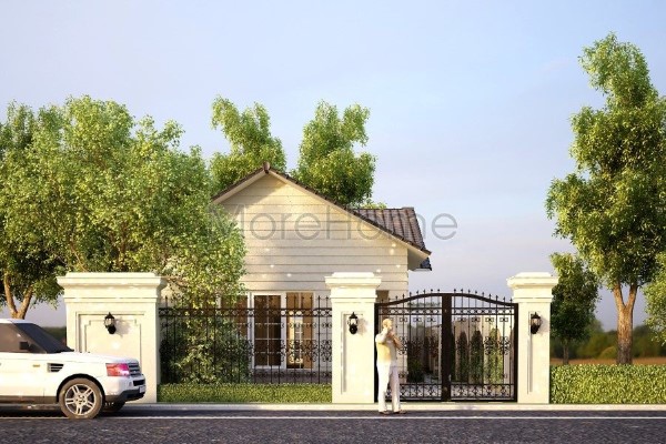 Thiết kế biệt thự vườn đơn giản